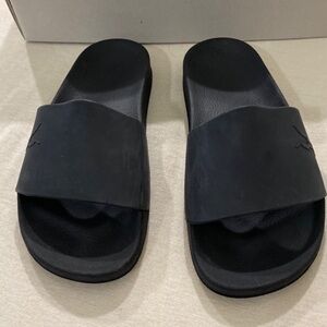 Rick Owens Black Slide Sandals